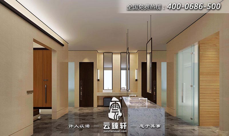 養(yǎng)生會所的女賓洗浴區(qū)一角