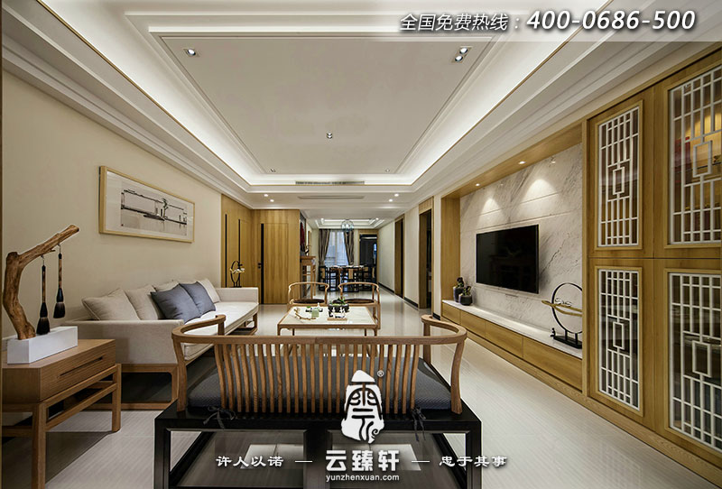 這個(gè)偌大的禪意居家環(huán)境,因?yàn)樯{(diào)風(fēng)格定位準(zhǔn)確