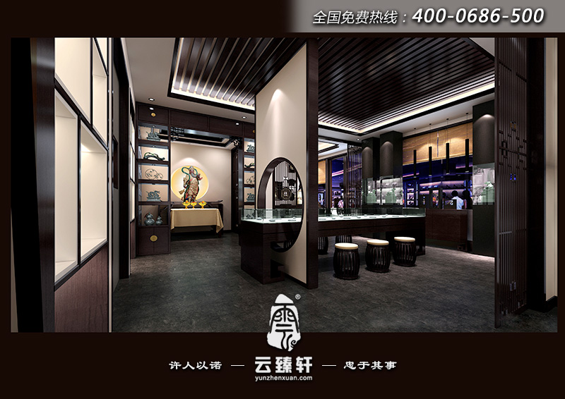 中式珠寶店內(nèi)部擺設(shè)圖片
