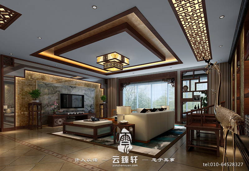 簡約現(xiàn)代中式風格裝修圖片