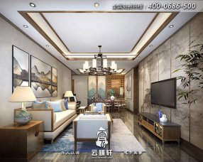 古今融合的現(xiàn)代極簡(jiǎn)中式家居設(shè)計(jì)效果圖