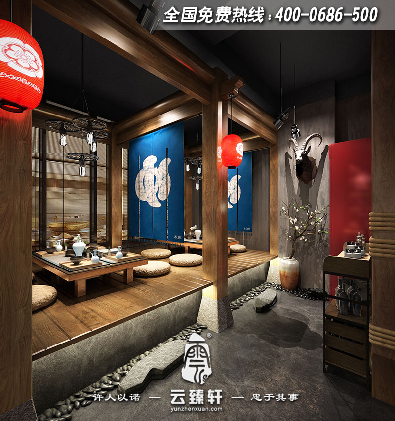 簡(jiǎn)約中式餐廳的榻榻米空間設(shè)計(jì)效果圖