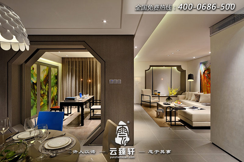 新中式家居設(shè)計效果圖