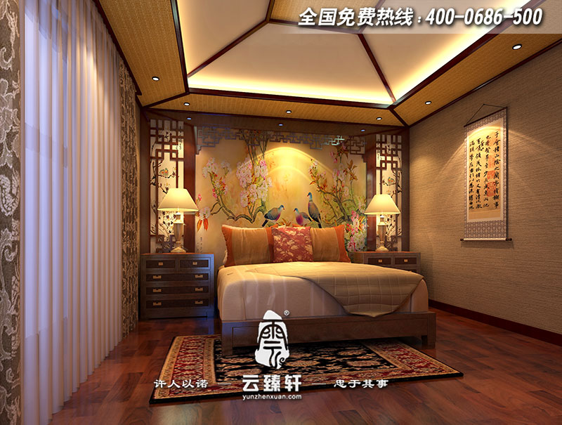 中式臥室設(shè)計圖片