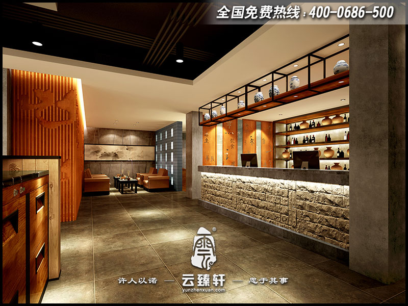 中式餐廳設(shè)計(jì)圖片