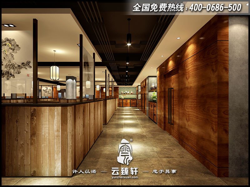 中式餐飲空間設(shè)計(jì)圖片